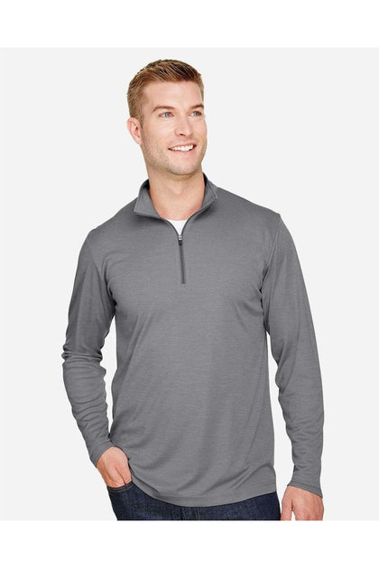 Team 365 Zone Sonic Heather Performance Quarter-Zip Pullover Multi XXLarge 4