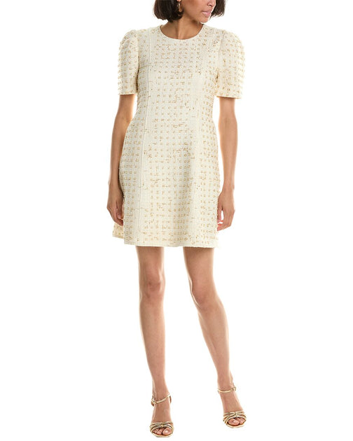 Flora Bea NYC Shift Dress Beige Medium 2
