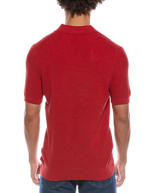 Brooks Brothers Pique Buttonless Polo Sweater Red XXLarge 3