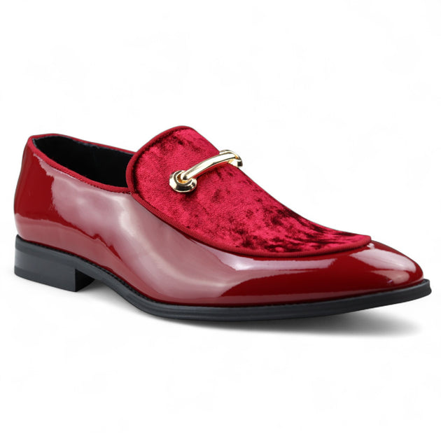 Infinity Men's Smart Loafers Red/Blue EU 45 4