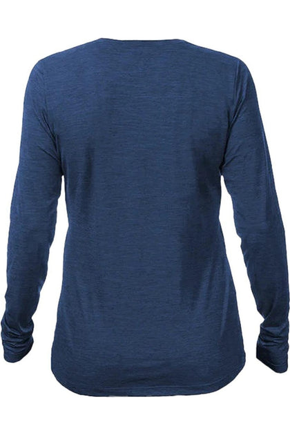 ANETIK Damen Breeze Tech Langarm T-Shirt Blau XLarge 3