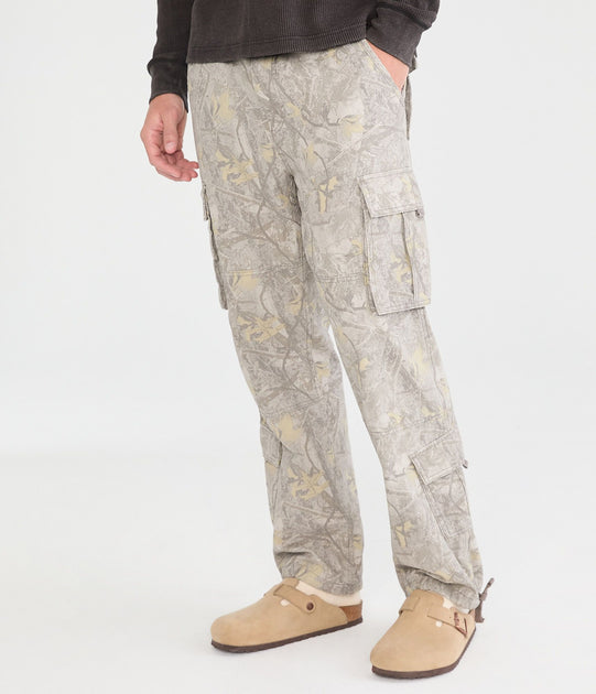 Aeropostale Forest Camo Baggy Cargo Pants Grey XL 2
