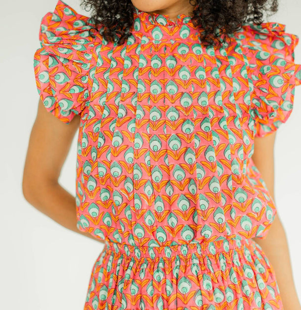Victoria Dunn Jasmine Blouse Multi Medium 2