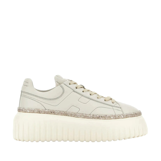 Hogan H712 H-Stripes Allacciato Sneakers White US 9 2