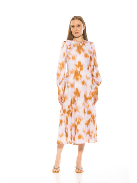Alexia Admor Sophie Dress Brown US 10 2
