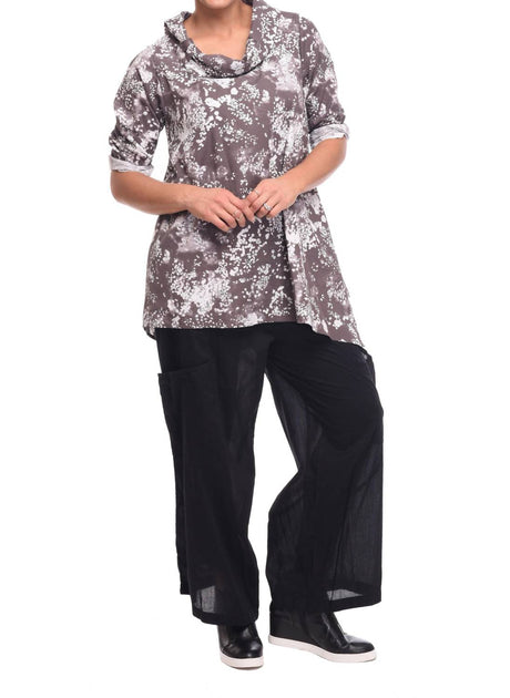 Tulip Clothing Calla Top Grey Small 2
