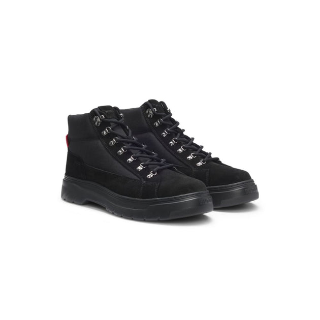Hugo Boss Canvas Boots Black US 8 2