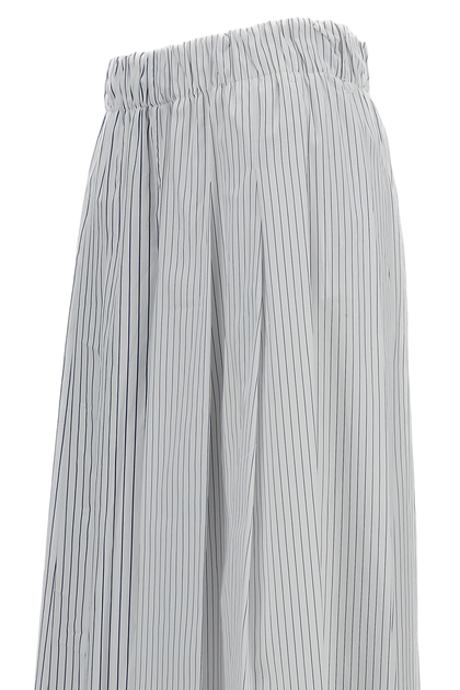 JEJIA Striped Culotte Trousers White EU 40 4