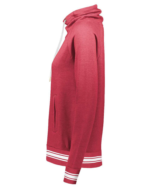 Holloway Women's All-American Fleece Funnel Neck Sweatshirt Multi Medium 8