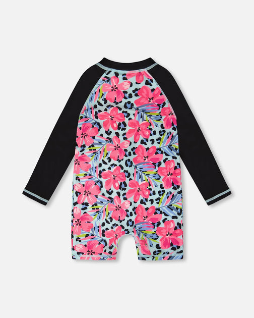Deux par Deux Rashguard Blau US 5T 3