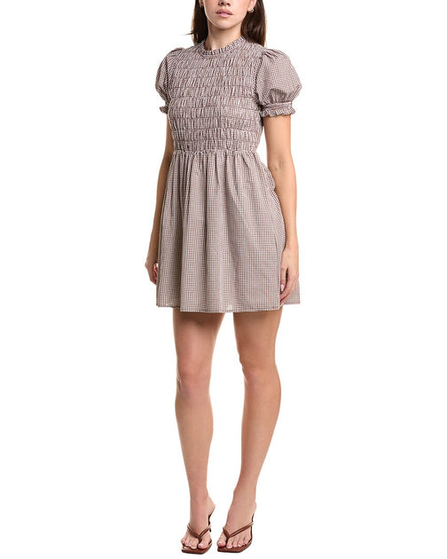 JL LUXE Mini Dress Brown XLarge 2