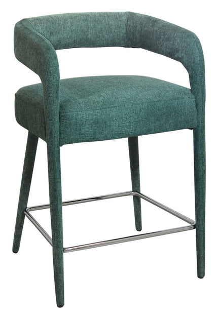 Hivvago Counter Height Bar Chair Teal Blue 3