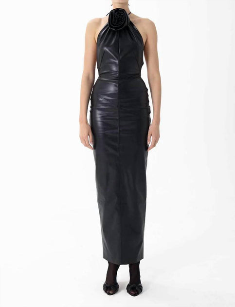 Ronny Kobo Danz Dress Black Large 3