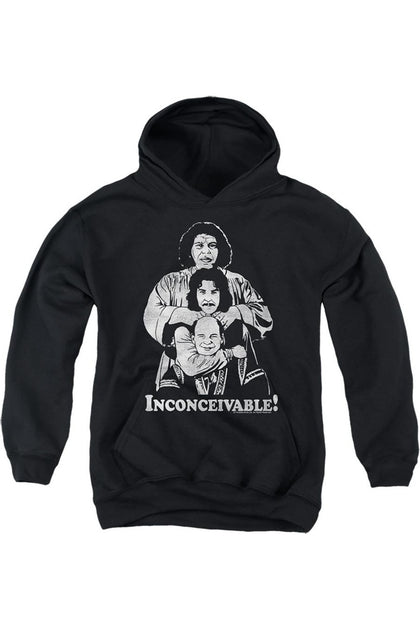 Gildan Princess Bride Inconceivable Youth Pullover Hoodie Black Medium 2