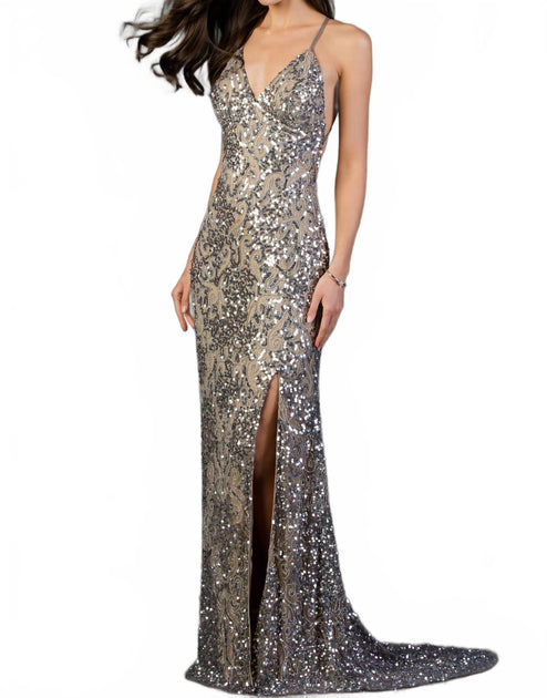 Scala Kleid Silber US 8 3