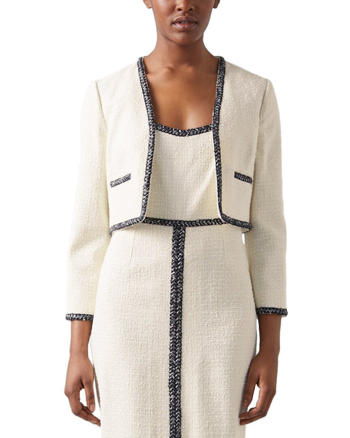 LK Bennett Tara Jacket White US 14 2