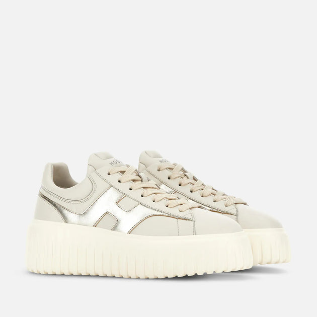 Hogan H-Stripes Lace-Up Sneakers White US 10 3