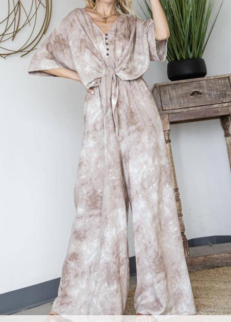 Bucketlist Tie Dye Jumpsuit Multi Medium 2
