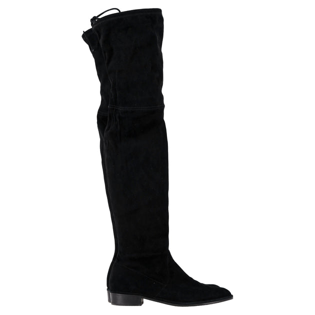 Stuart Weitzman Lowland Over the Knee Boots Black EU 38 2