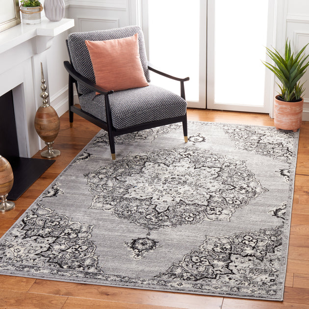 Safavieh Brentwood Area Rug Silver/Black 2