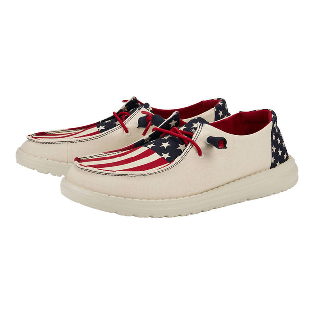 Hey Dude Wendy Americana Shoes Multi US 8 2