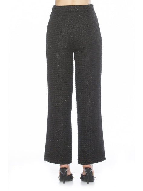 Alexia Admor Jaden Tweed Pants White US 6 4