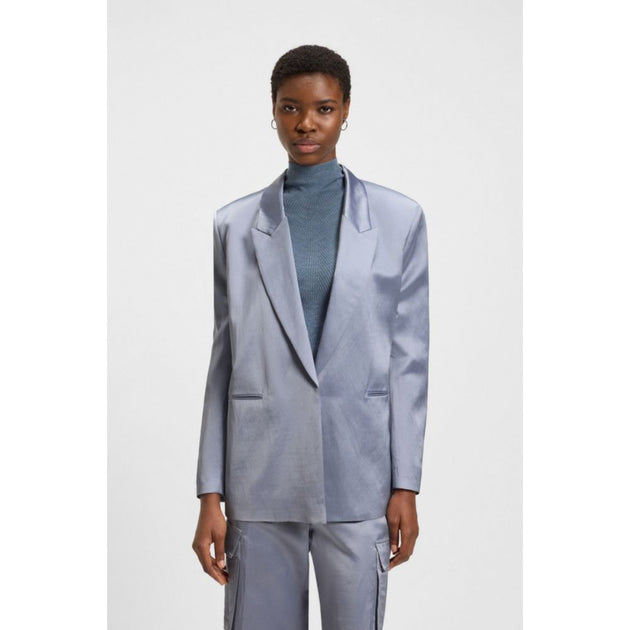Boss Relaxed-fit Blazer Grey US 8 4