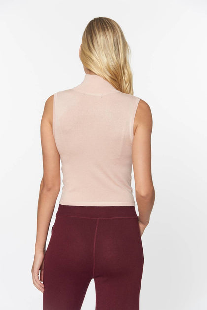 LEIMERE Monterey Mock Blouse Pink Small 3