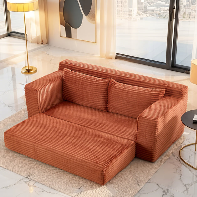 Streamdale Loveseat Sofa Orange 2