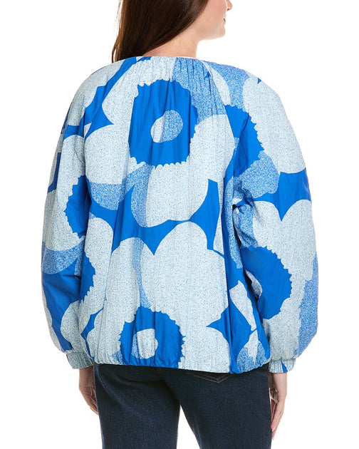 Marimekko Silmuko Unikko Jacket Blue Small 3