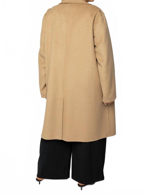 Vince Classic Straight Coat Brown 3X 3