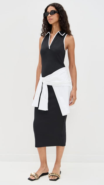 Veronica Beard Darien Midi Dress Black XSmall 3