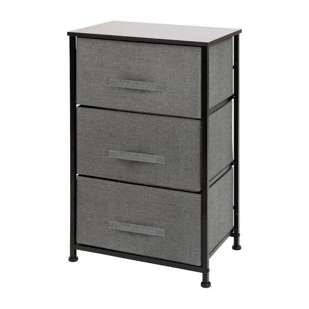 Flash Furniture Vertical Storage Dresser Black 2