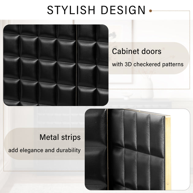 Streamdale 4-Door Storage Cabinet 5
