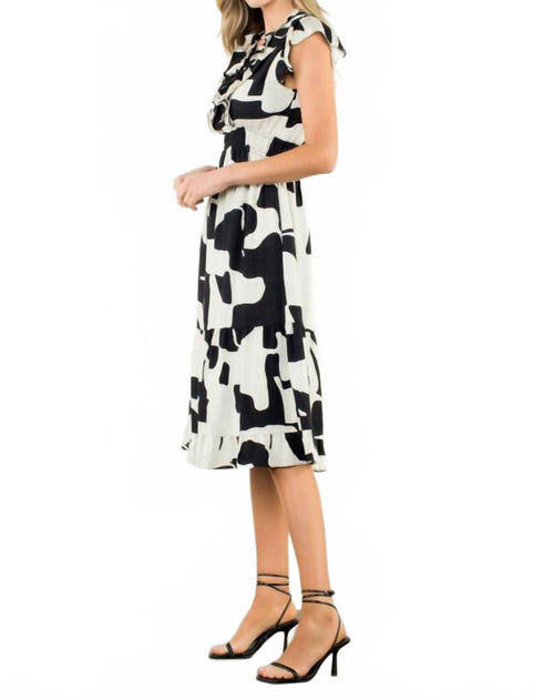 THML Margo Midi Dress Grey Medium 4