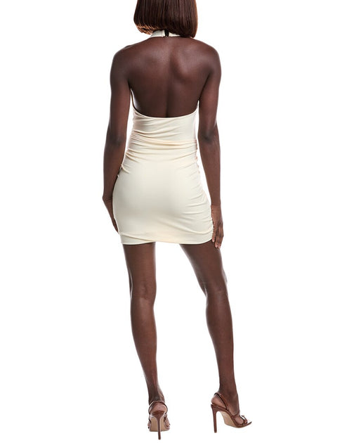 Significant Other Yara Halter Dress Yellow Size S 3