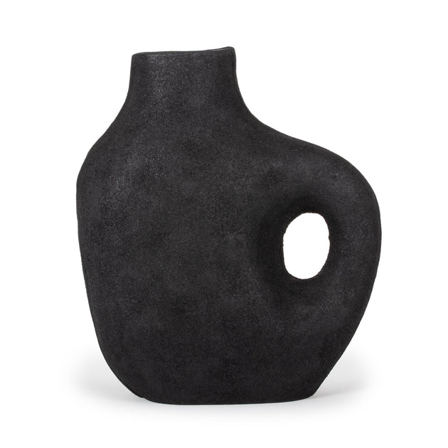 Vase de table Hivvago 12 pouces Noir Aluminium 4