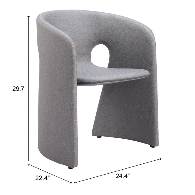 Hivvago Rosyth Dining Chair Slate Gray 4