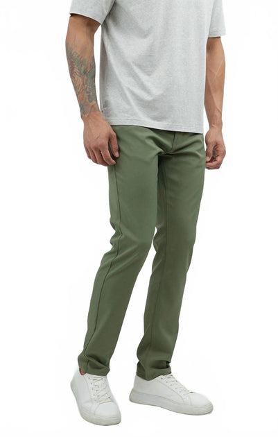 JACHS NEW YORK Performance Tech Pants Green 30 Regular 2