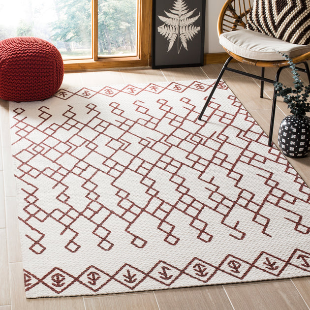 Safavieh Cedar Brook Area Rug Ivory/Rust 2