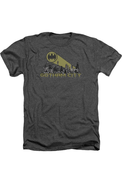 Gildan Batman Gotham Skyline T-Shirt Grey XL 2