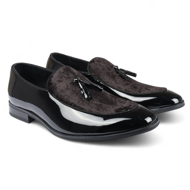 Infinity Men's Tassel Loafers Black EU 40 3