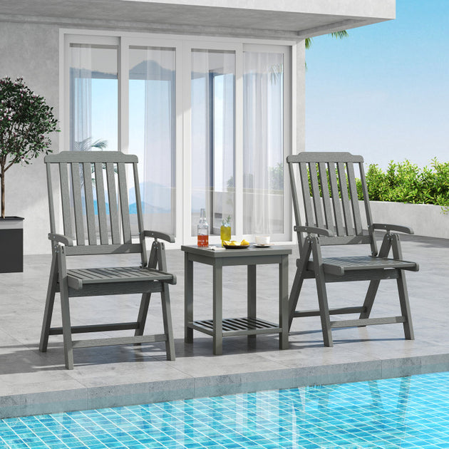 Hivvago Foldable Patio Chair HDPE 6