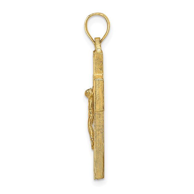 Diamond2Deal Crucifix Frame Charm Gold 3