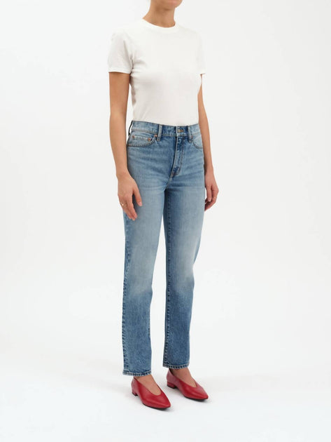DAZE Smarty Pants High Rise Slim Straight Jeans Multi 33 4