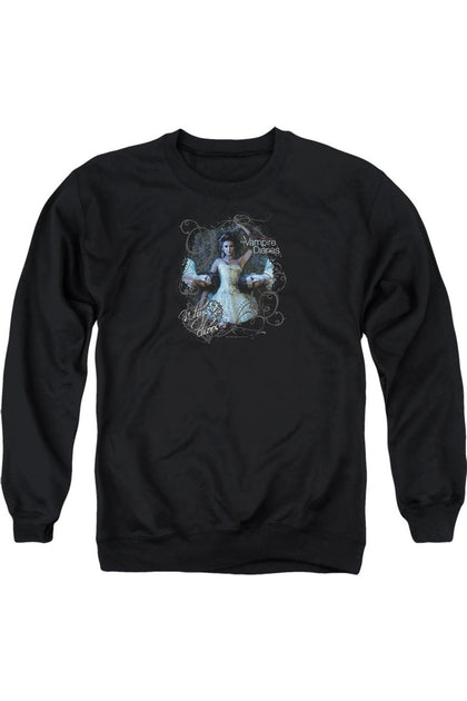 Gildan Vampire Diaries Why Choose Crewneck Sweatshirt Black Medium 2