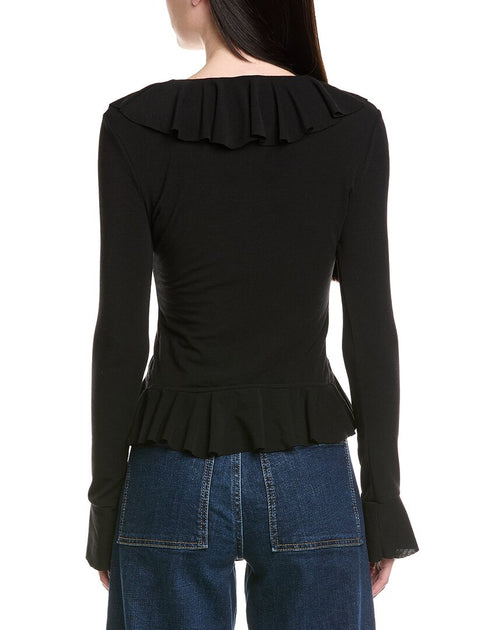 Madison Miles Blouse Black Small 3