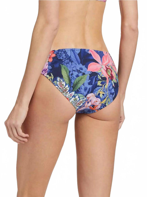 Johnny Was Hipster Bikini Bottom Blau Large 3