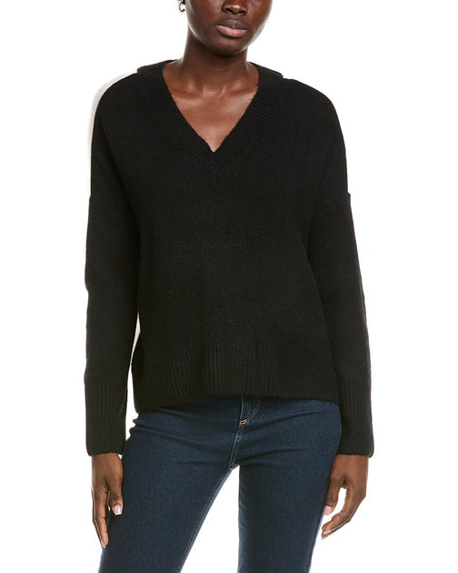 Vince Camuto High-Low Sweater Blue Medium 2