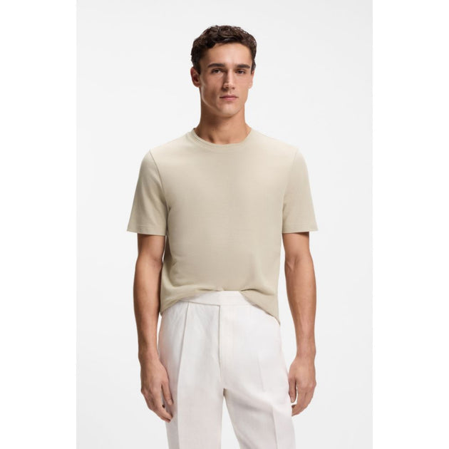 Boss Bubble-jacquard T-Shirt Braun Medium 4